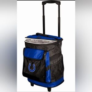 NWT NFL Indianapolis Colts 5-Gallon Backpack Cooler Rolling Bag